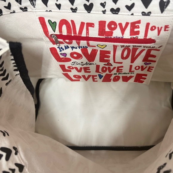 Brighton ‘On the Wings of Doves’ Canvas Love Tote - Picture 5 of 9